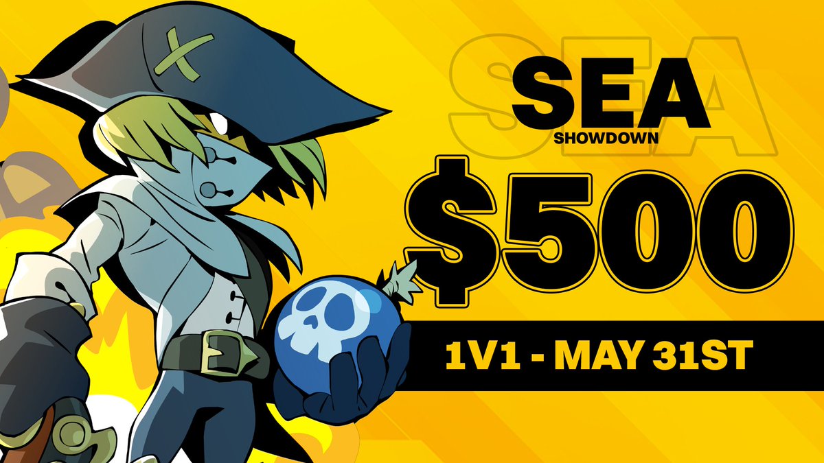 🏆SEA SHOWDOWN - MK. 13 REGISTRATION IS OPEN!🏆

Sign up now! [Link in thread] 🧵

#BrawlhallaSponsored #BHCommunity