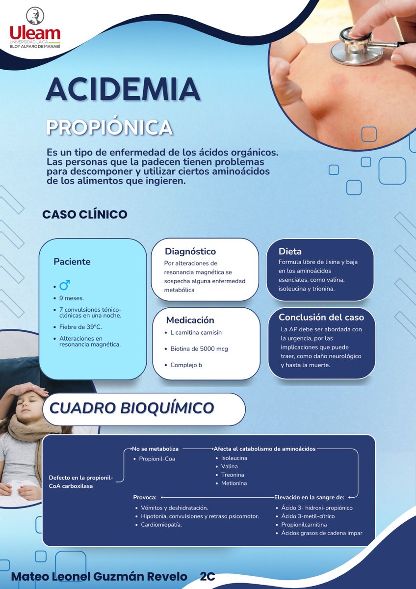mateo528420's tweet photo. Descubre todo lo que necesitas saber sobre la acidemia propiónica!!
#UleamEsAcademia #UleamEnBuenasManos 
@Anghelo77ac @UleamEcuador https://t.co/StH8MQx7YK