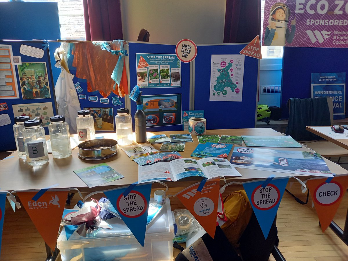 Eden Rivers Trust (@edenriverstrust) on Twitter photo We've been taking a stand against invasive species, so we thought we may as well make a stand too while we're at it! 😅
Last week we attended <a href="/WandFCouncil/">Westmorland and Furness Council</a> event for grant recipients to share our work to #stopthespread of #inns thanks to their support. 🔗 loom.ly/MTDVjSU We've been taking a stand against invasive species, so we thought we may as well make a stand too while we're at it! 😅
Last week we attended <a href="/WandFCouncil/">Westmorland and Furness Council</a> event for grant recipients to share our work to #stopthespread of #inns thanks to their support. 🔗 loom.ly/MTDVjSU