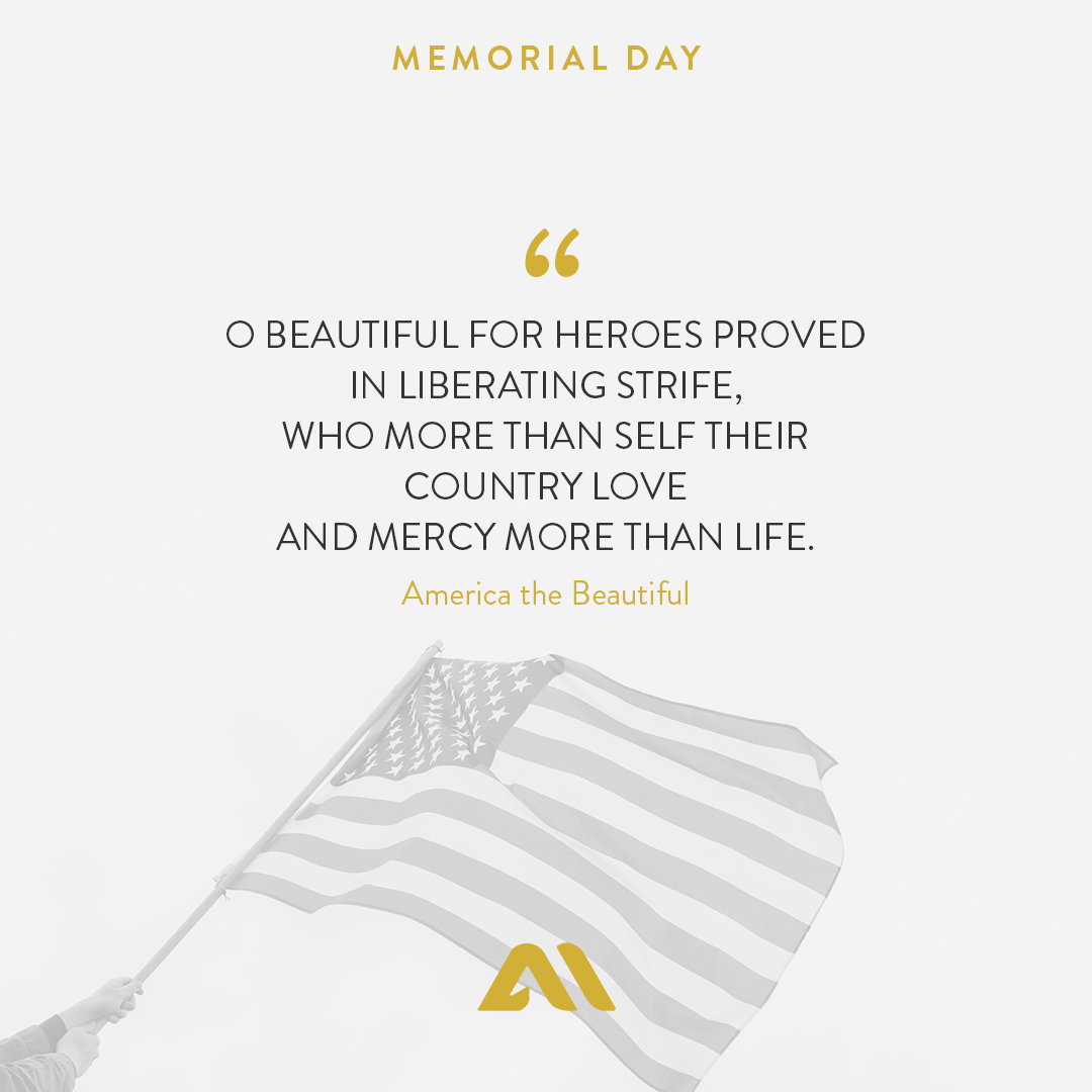 On Memorial Day, we remember those who gave everything for the country they loved.