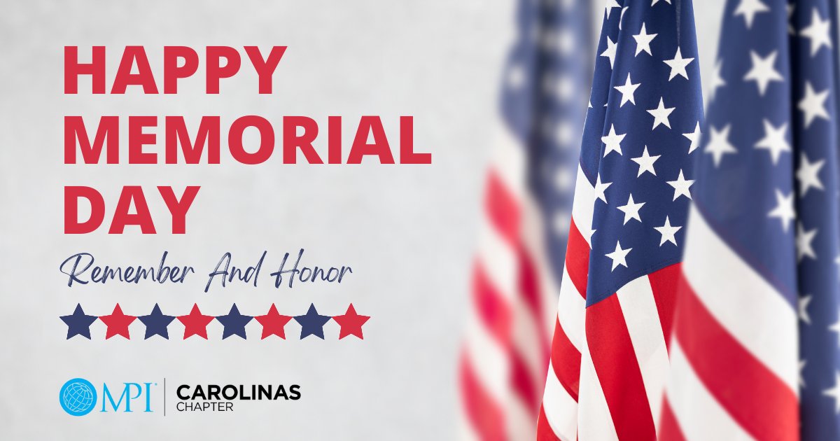 Wishing you a meaningful and happy Memorial Day!