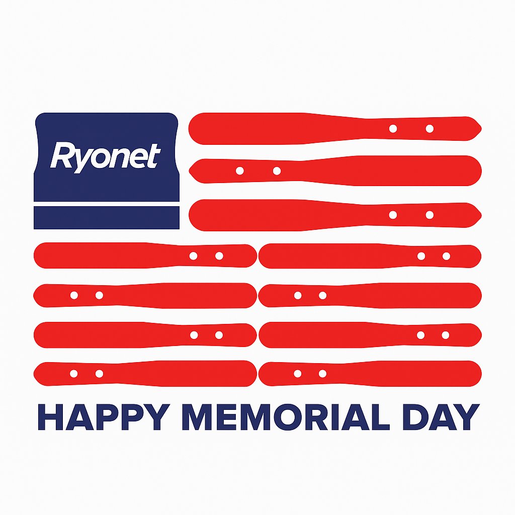 🇺🇸 Happy Memorial Day from all of us at Ryonet.

Today we honor and remember the brave men and women who made the ultimate sacrifice for our freedom. Grateful doesn’t begin to cover it.