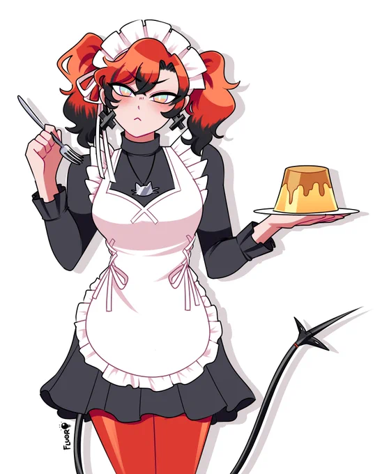 [#FlayonsCrayons ] Maid X Flan 