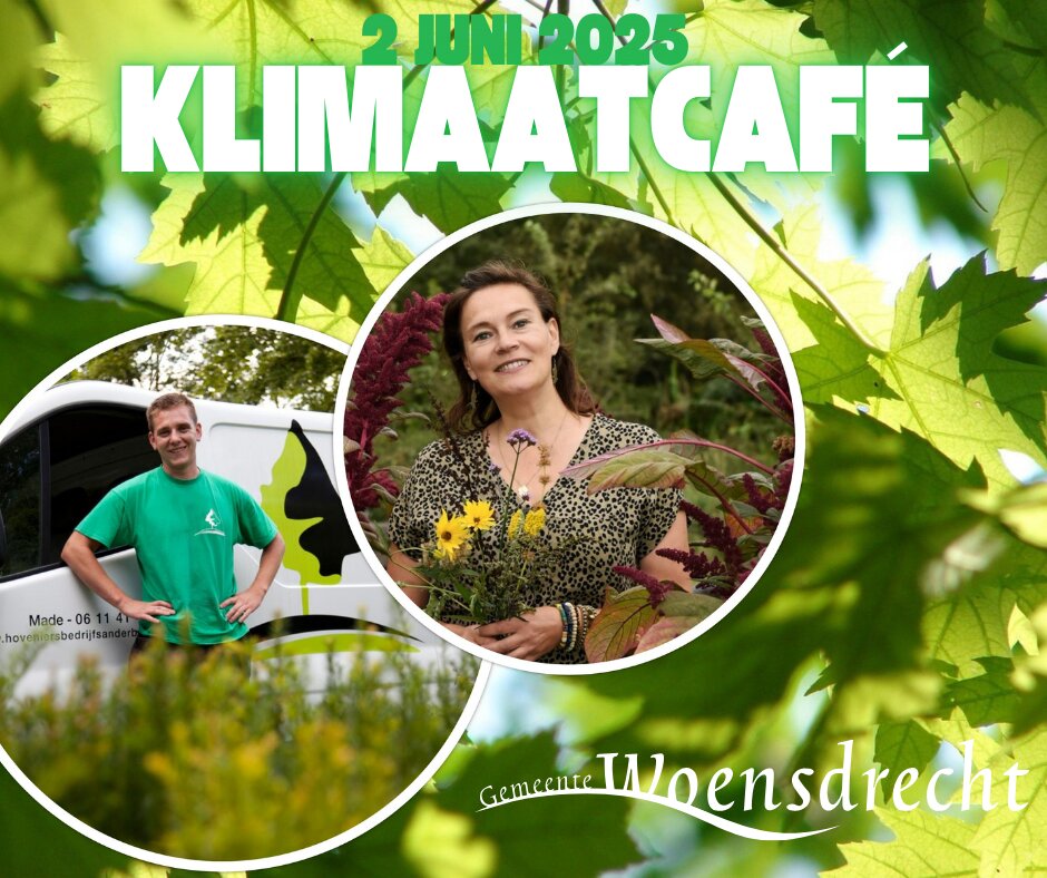 Op 2-6 organiseren we een klimaatcafé. Interessante sprekers leggen uit welke maatregelen u kunt nemen in uw eigen tuin om meer biodiversiteit te krijgen én hoe u uw tuin bestendiger maakt tegen langere periode van hitte en hevigere regenval. woensdrecht.nl/subsidie-groen…