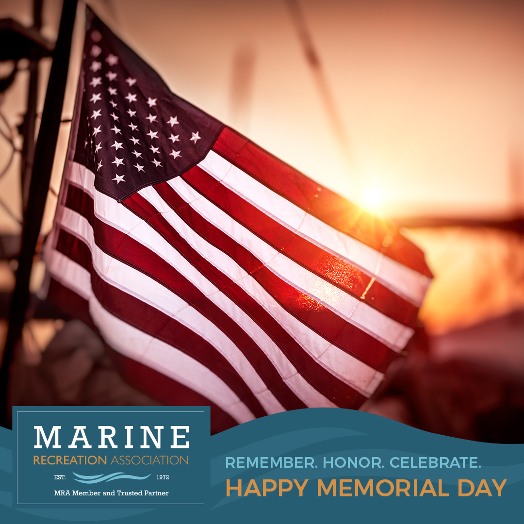 🇺🇸💙 Wishing everyone a safe and meaningful Memorial Day from all of us at the Marine Recreation Association
