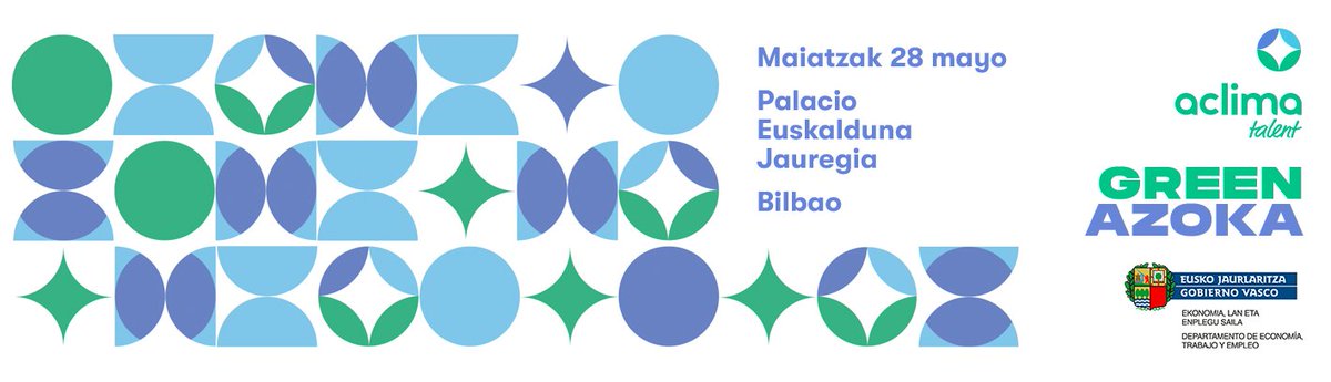 Lanbide (@lanbideejgv) on Twitter photo 🌿 Maiatzaren 28an Green Azoka ospatuko da Euskalduna Jauregian.
📍 #Lanbide eta <a href="/EuresSpain/">EURES España</a> stand batekin egongo dira.
🔍 Enplegu berdea interesatzen bazaizu, aukera ona izan daiteke.
🔗 brnw.ch/21wSVPg
#GreenAzoka #EURES #EnpleguBerdea 🌿 Maiatzaren 28an Green Azoka ospatuko da Euskalduna Jauregian.
📍 #Lanbide eta <a href="/EuresSpain/">EURES España</a> stand batekin egongo dira.
🔍 Enplegu berdea interesatzen bazaizu, aukera ona izan daiteke.
🔗 brnw.ch/21wSVPg
#GreenAzoka #EURES #EnpleguBerdea