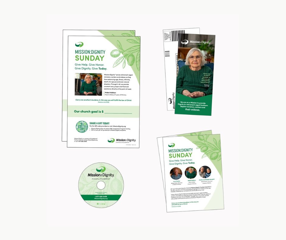 Get ready for Mission:Dignity Sunday 2025 on June 22! #MissionDignity Sunday materials are now available to order for your church or Sunday school class. Visit MDSunday.org to order or download yours today!