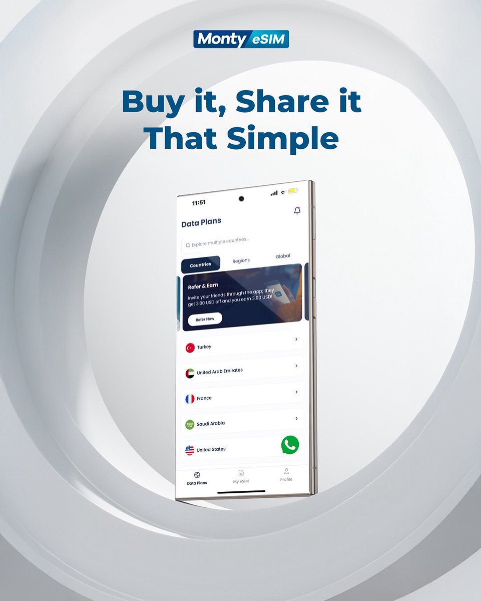 Monty eSIM tweet media