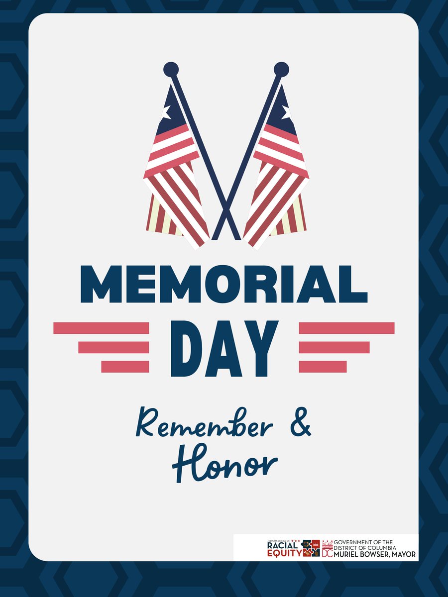OREDC_'s tweet image. Today we recognize #MemorialDay! Let us remember and honor those for their ultimate sacrifice and service! #MemorialDay#ORE#RacialEquity