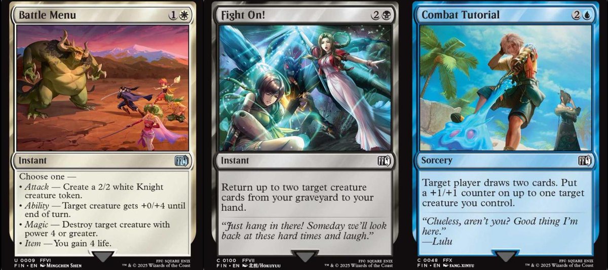 Join us as we exclusively reveal three new cards from the Magic: The Gathering - FINAL FANTASY collection. nerdist.com/article/magic-…