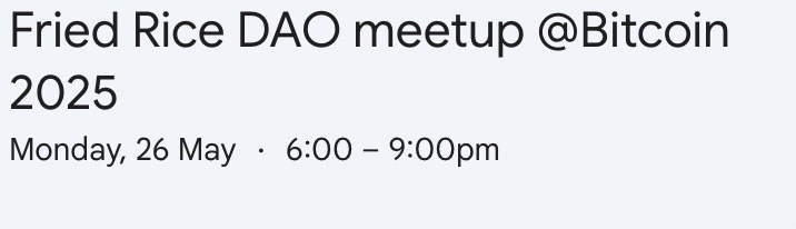 Every asian food has it's own DAO.