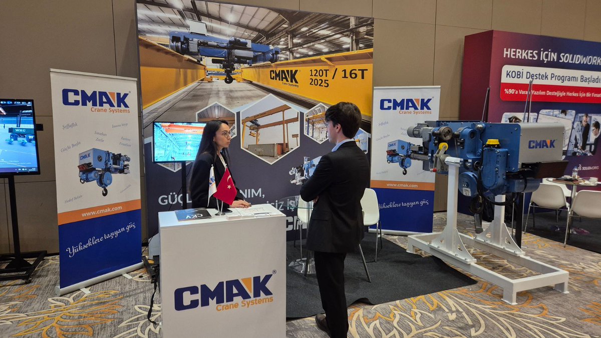 cmakcranes's tweet image. Innovation in Action | Thank You for Visiting Our Booth at SAMIB 2025! 

#Cranes #HoistTechnology #SafetyFirst #Innovation #AluminumExtrusion #IndustrialSolutions