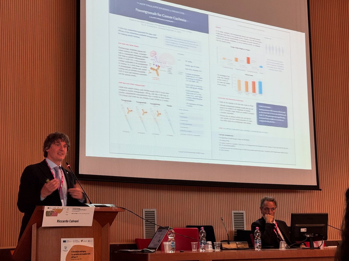 Società Italiana di Gerontologia e Geriatria (@gerisocita) on Twitter photo 🧬 Le sfide della Biogerontologia: come evitare la sorte di Titone
Riccardo Calvani <a href="/r_calv/">Riccardo Calvani</a> al #YES2025 fa il punto sulla ricerca in biogerontologia, tra sfide aperte e nuovi strumenti per misurare e modulare i processi dell’invecchiamento biologico 🧬 Le sfide della Biogerontologia: come evitare la sorte di Titone
Riccardo Calvani <a href="/r_calv/">Riccardo Calvani</a> al #YES2025 fa il punto sulla ricerca in biogerontologia, tra sfide aperte e nuovi strumenti per misurare e modulare i processi dell’invecchiamento biologico