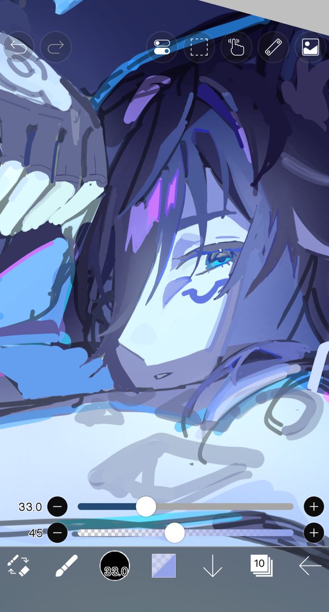 NAMU_nari's tweet photo. オロルンwip💪 https://t.co/wqSL3Z1fCp