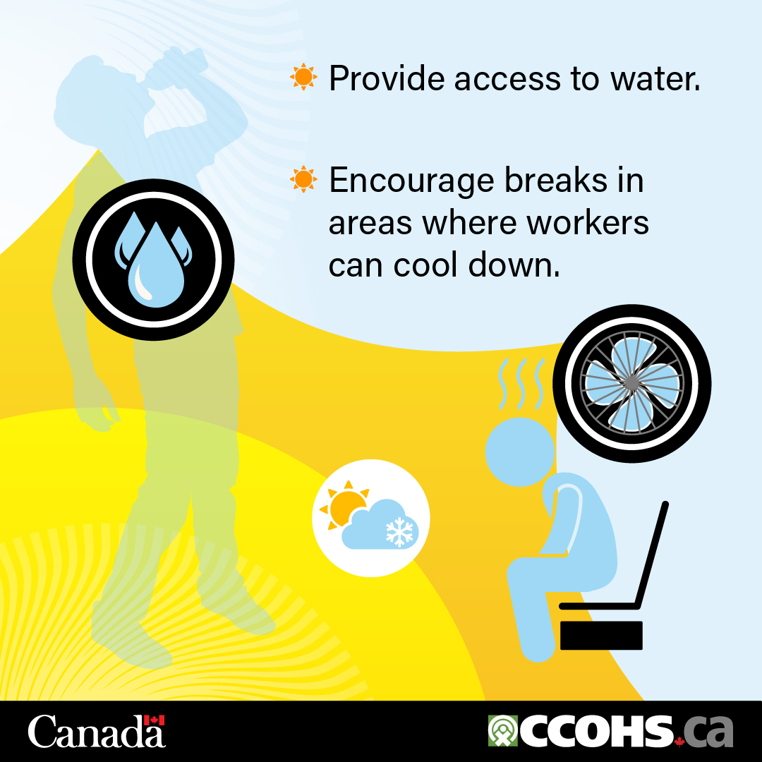 Did you know? Approximately 1.7 million workers in Canada are substantially exposed to the sun on the job. 

If you employ outdoor workers, sun safety should be part of your health and safety program. ow.ly/TuTL50VYMbN

#SunAwarenessMonth