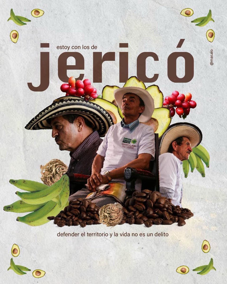 Se agudiza el conflicto socio ambiental en el suroeste antioqueño, y con ello la estigmatización de quienes defienden el territorio. 
Libertad y justicia para los 11 campesinos judicializados y las 45 personas querelladas por Quebradona. 
#EstoyConLos11DeJericó
