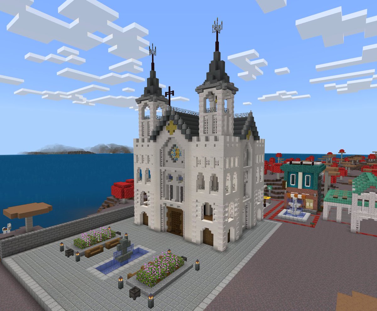 _Waudo_'s tweet photo. A Mini Cathedral Design I built in my Creative Building World! ⛪️

Hope everyone can enjoy this build of mine! 🙂

#Minecraft #Minecraftbuilds #minecraftdesigns #gamedesign #minecraftinspiration #minecraftbedrock https://t.co/mgZcqzR9IY