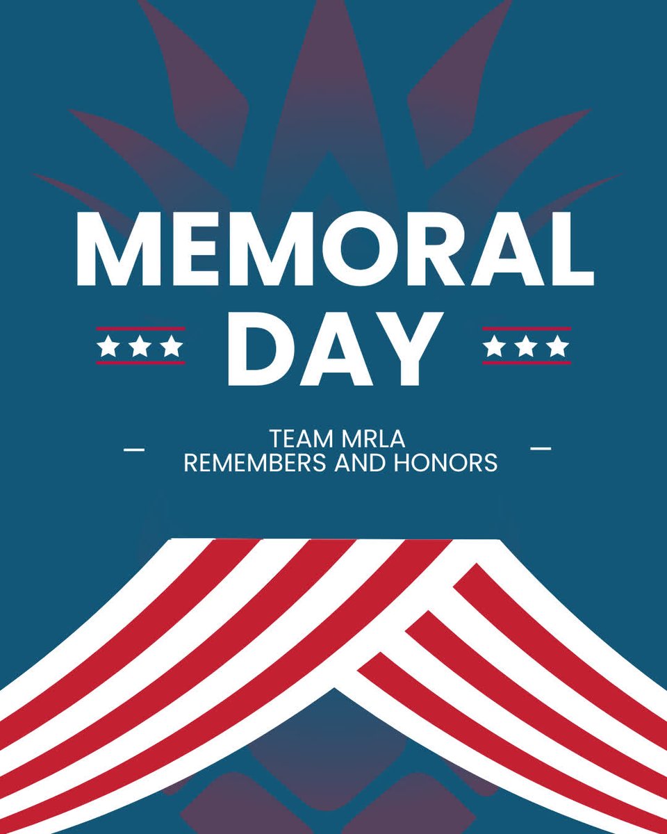 Team MRLA honors and remembers all who served on this Memorial Day. 

#MemorialDay