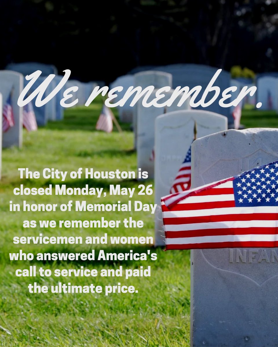 Today, we pause to honor the brave men and women who gave everything for the freedoms we hold dear. Their courage, sacrifice, and love for this country will never be forgotten.

May we carry their legacy forward—with gratitude in our hearts and kindness in our actions.