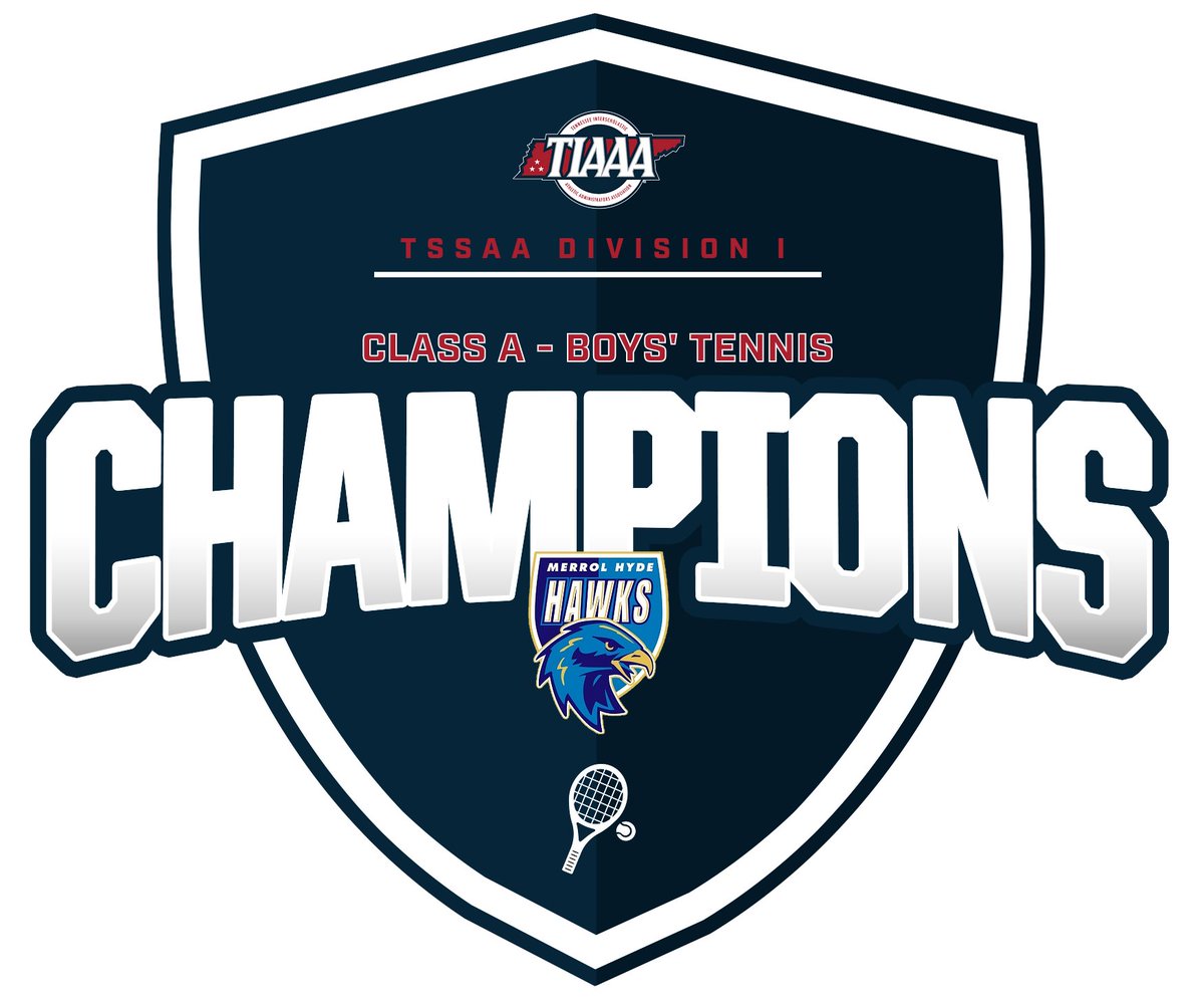 TIAAA_Ad's tweet image. Congratulations @merrolhydehawks ,the 2025 @TSSAA Division I Class A Boys' Tennis State Champions!