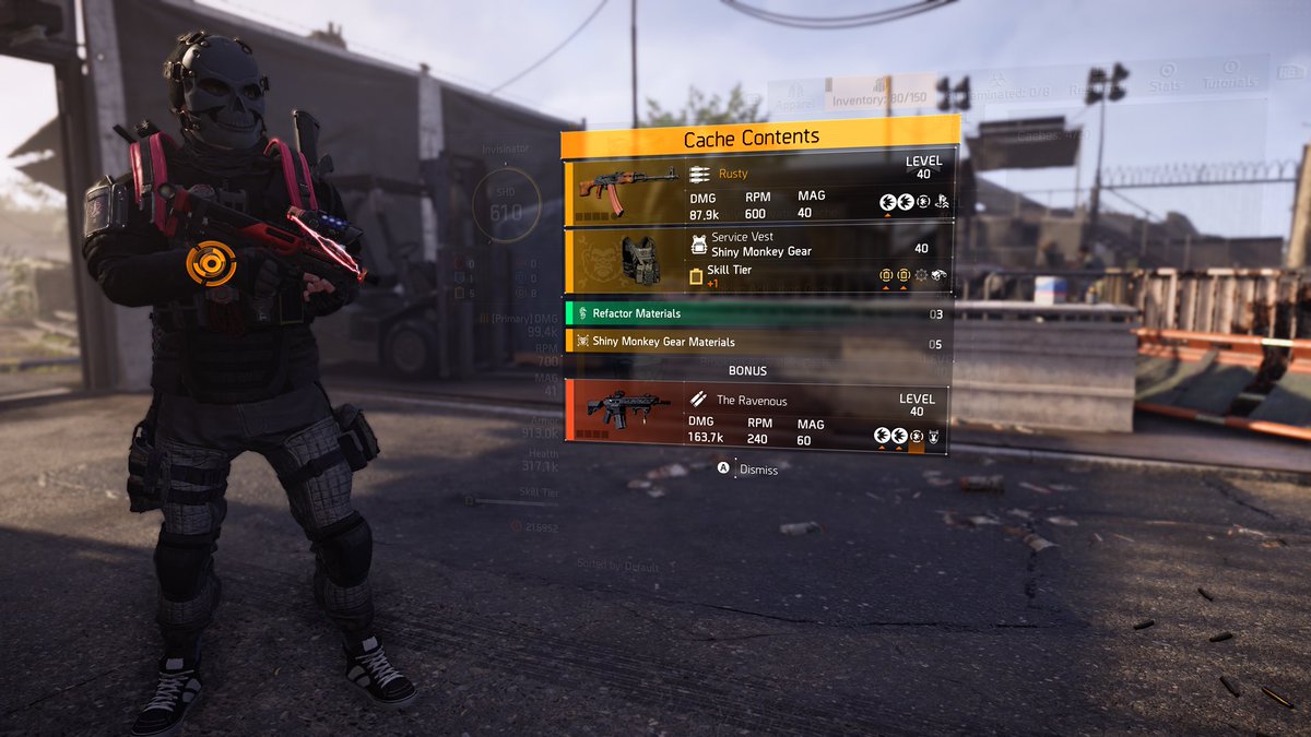 InvisiCL's tweet photo. After about 100+ Brooklyn caches the Div 2 gods have blessed me on the final day #Division2 https://t.co/SHbpmMRzCw