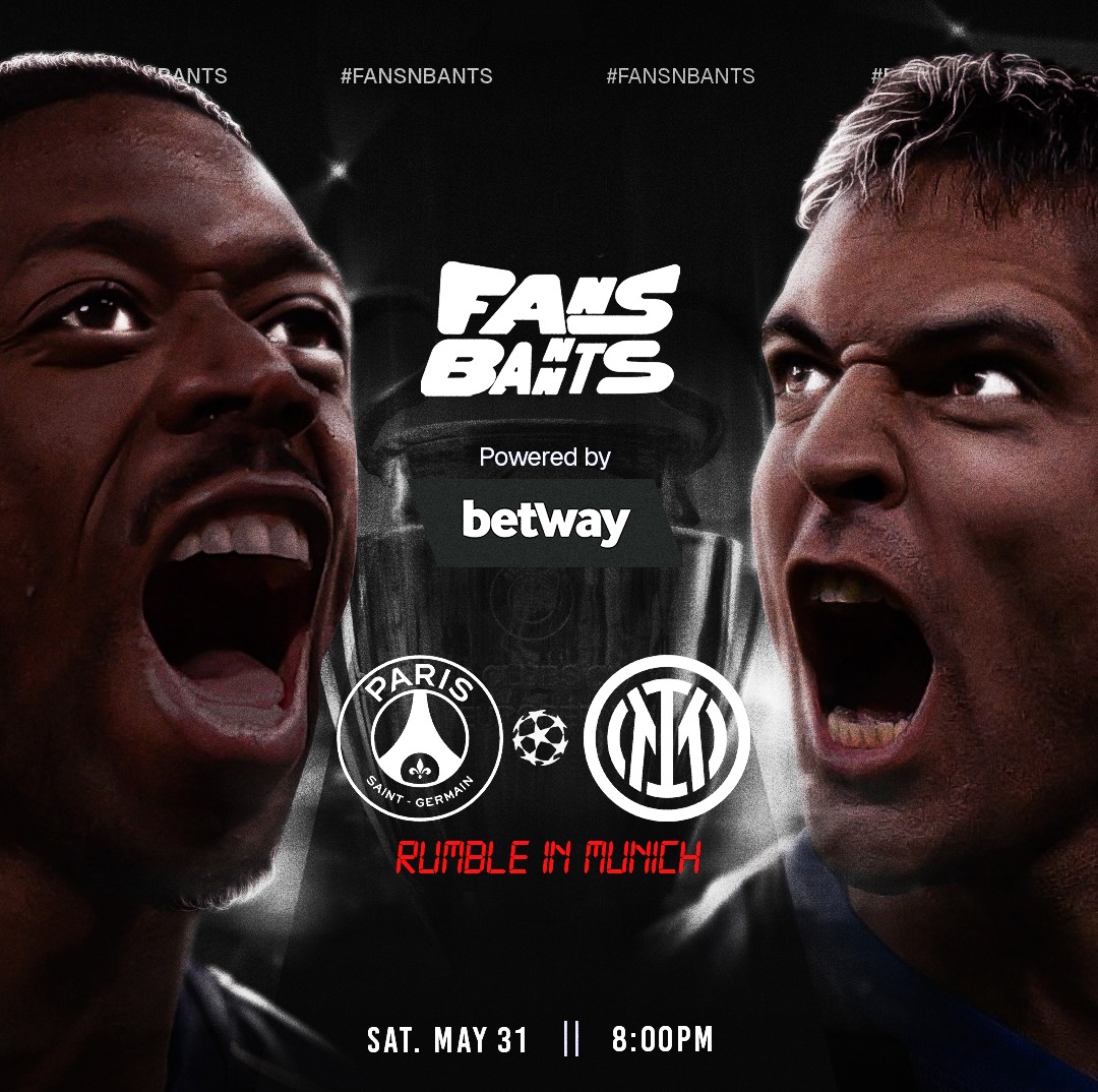 Get ready for the Champions League Final! 🏆

Join Betway for an exclusive viewing of the epic showdown between PSG &amp; Inter. Stay tuned for more info 👀

📍Lagos only

#PSGINT
