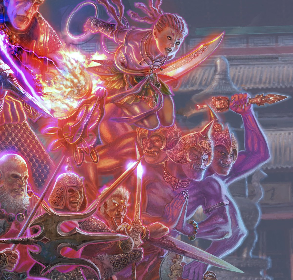artbymeng's tweet image. Havoc in Heaven