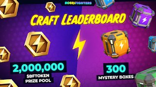 🔥🔥🔥BOSS FIGHTERS 排行榜奖励升级！🔥🔥🔥

🔥  $BFTOKEN  已上线，可在 MEXC 与 Gate.io 交易

🚀排行榜挑战现已开启：
🎁奖池包括：2,000,000 $BFTOKEN + 300 神秘宝箱

🎁神秘宝箱内含：稀有装备、徽章（最高价值达 $17,000）

👊🏻前100名参与者全员获奖

🔥游戏经济更新 →