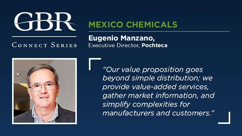 Global Business Reports (@gbreports) on Twitter photo Eugenio Manzano, Executive Director <a href="/corp_pochteca/">Corporativo Pochteca</a>, discusses their key position in Latin America’s chemical supply chain and the future of digitalization in the sector.
Read the interview here 👉 gbreports.com/interview/euge…
#MexicoChemicals #Chemicals #Mexico #GBR Eugenio Manzano, Executive Director <a href="/corp_pochteca/">Corporativo Pochteca</a>, discusses their key position in Latin America’s chemical supply chain and the future of digitalization in the sector.
Read the interview here 👉 gbreports.com/interview/euge…
#MexicoChemicals #Chemicals #Mexico #GBR