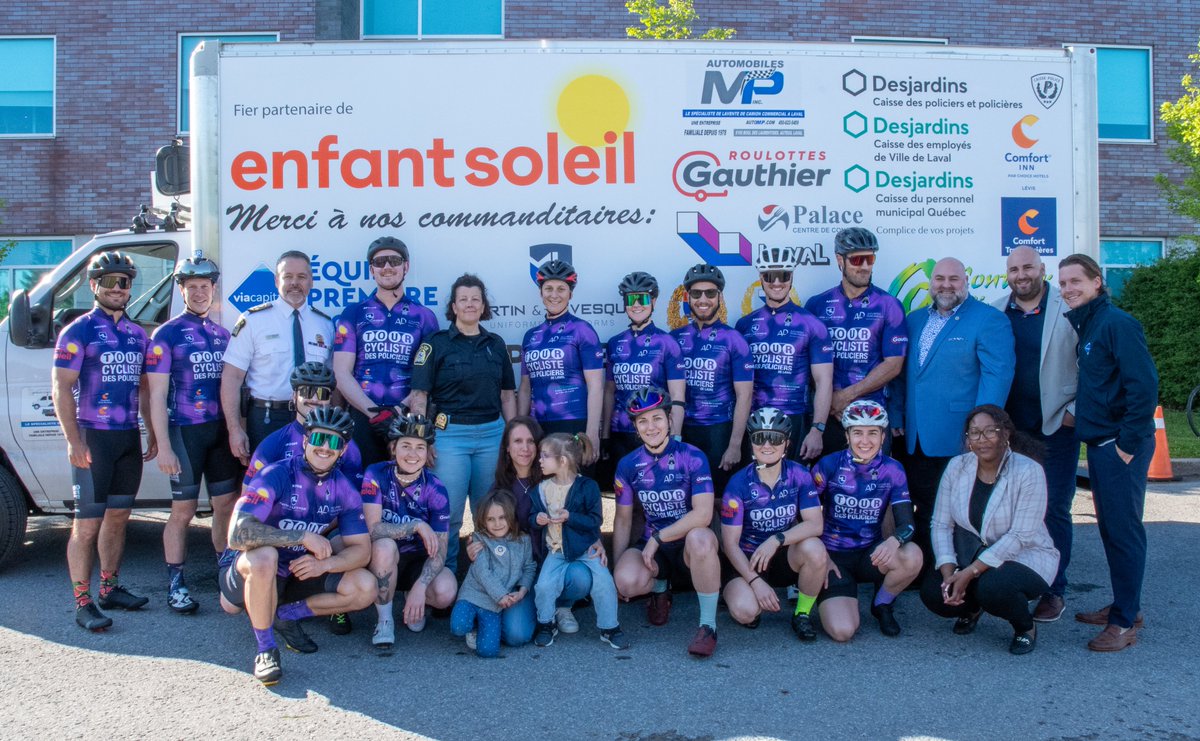 𝗧𝗼𝘂𝗿 𝗰𝘆𝗰𝗹𝗶𝘀𝘁𝗲 : 𝕔'𝕖𝕤𝕥 𝕦𝕟 𝕕𝕖́𝕡𝕒𝕣𝕥! 👏
C'est ce matin que nos cyclistes bénévoles ont pris le départ pour un parcours de plus de 1100 kilomètres en six jours afin d’amasser des fonds pour <a href="/EnfantSoleil/">Enfant Soleil</a>. 🚴‍♀️🌞🚴

👉 bit.ly/TourCycliste20…