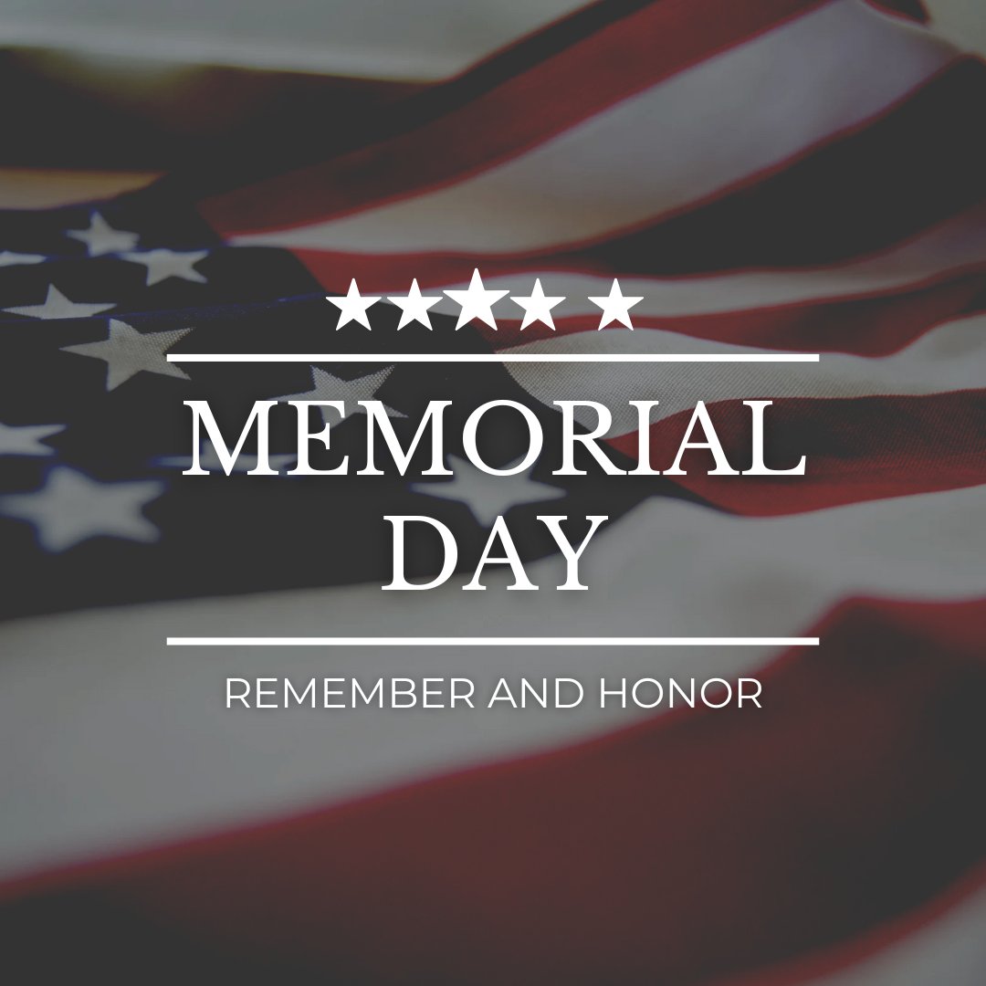 mccinnovations (@mccinnovations) on Twitter photo "As we express our gratitude, we must never forget that the highest appreciation is not to utter words but to live by them." —John F. Kennedy
Today, we pause to remember and honor those who laid down their lives in service to our country.
#MemorialDay #RememberAndHonor "As we express our gratitude, we must never forget that the highest appreciation is not to utter words but to live by them." —John F. Kennedy
Today, we pause to remember and honor those who laid down their lives in service to our country.
#MemorialDay #RememberAndHonor