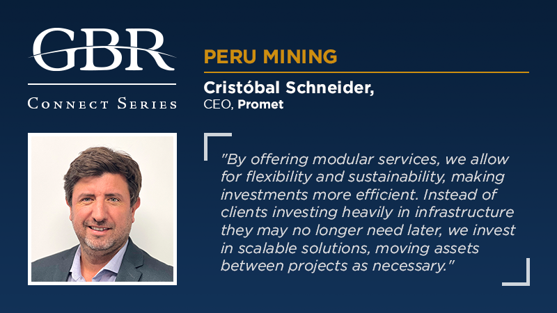 Global Business Reports (@gbreports) on Twitter photo Cristóbal Schneider, CEO of <a href="/SeleccionPromet/">Selección Promet</a>, elaborates on the holistic services they provide for mining camps and how to successfully retain talent.
Read the interview on our website👉 gbreports.com/interview/cris…
#PeruMining #Peru #Mining #GBR Cristóbal Schneider, CEO of <a href="/SeleccionPromet/">Selección Promet</a>, elaborates on the holistic services they provide for mining camps and how to successfully retain talent.
Read the interview on our website👉 gbreports.com/interview/cris…
#PeruMining #Peru #Mining #GBR