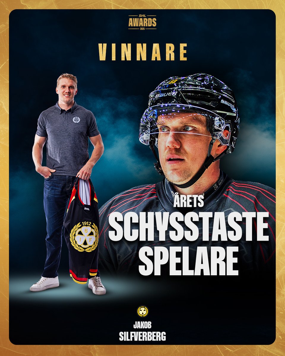 Här ser ni honom, grundserien MVP och schysstaste spelare i SHL säsongen 2024/2025 🤜🤛