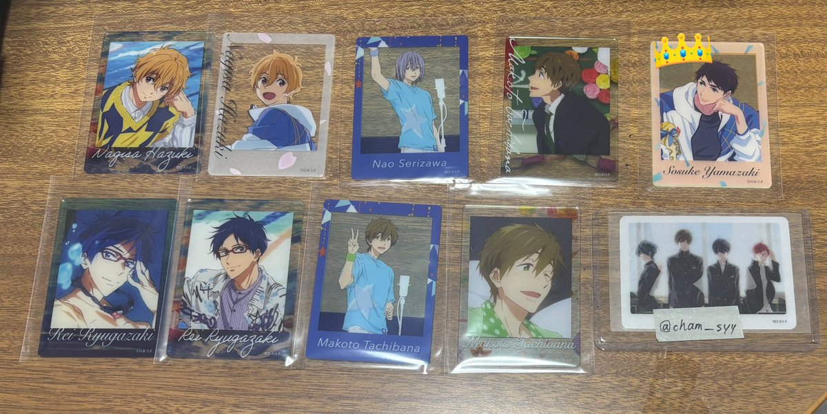 【交換】free! オケコン　チェキ風クリアカード

譲→画像のお品物（👑オーロラ）

求→遙,郁弥（どの種類でも検討させて頂きます🙇）

＊オーロラ同士での交換
＊郵送or大阪手渡し

検索からも気軽にお声掛けください🌷