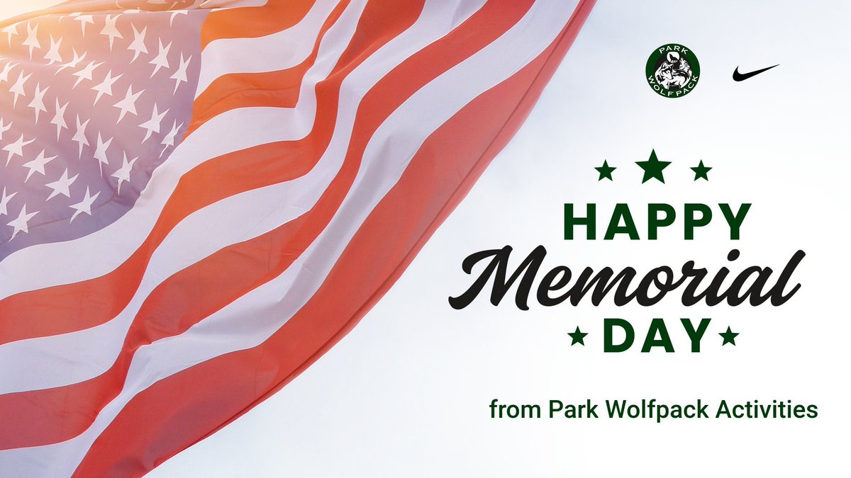 Today we remember our heroes who made the ultimate sacrifice for our country.