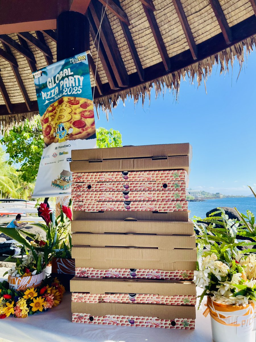 Nous avons eu l’occasion d’organiser la première édition polynésienne du #BitcoinPizzaDay avec <a href="/Pizza_DAO/">PizzaDAO 🍕🏴‍☠️</a> ! 🍕🦖

Un événement réunissant plus d’une soixantaine de personnes dans une ambiance familiale et GRAOUTESQUE permise grâce à DinoVox, sa communauté et ses partenaires.💚
