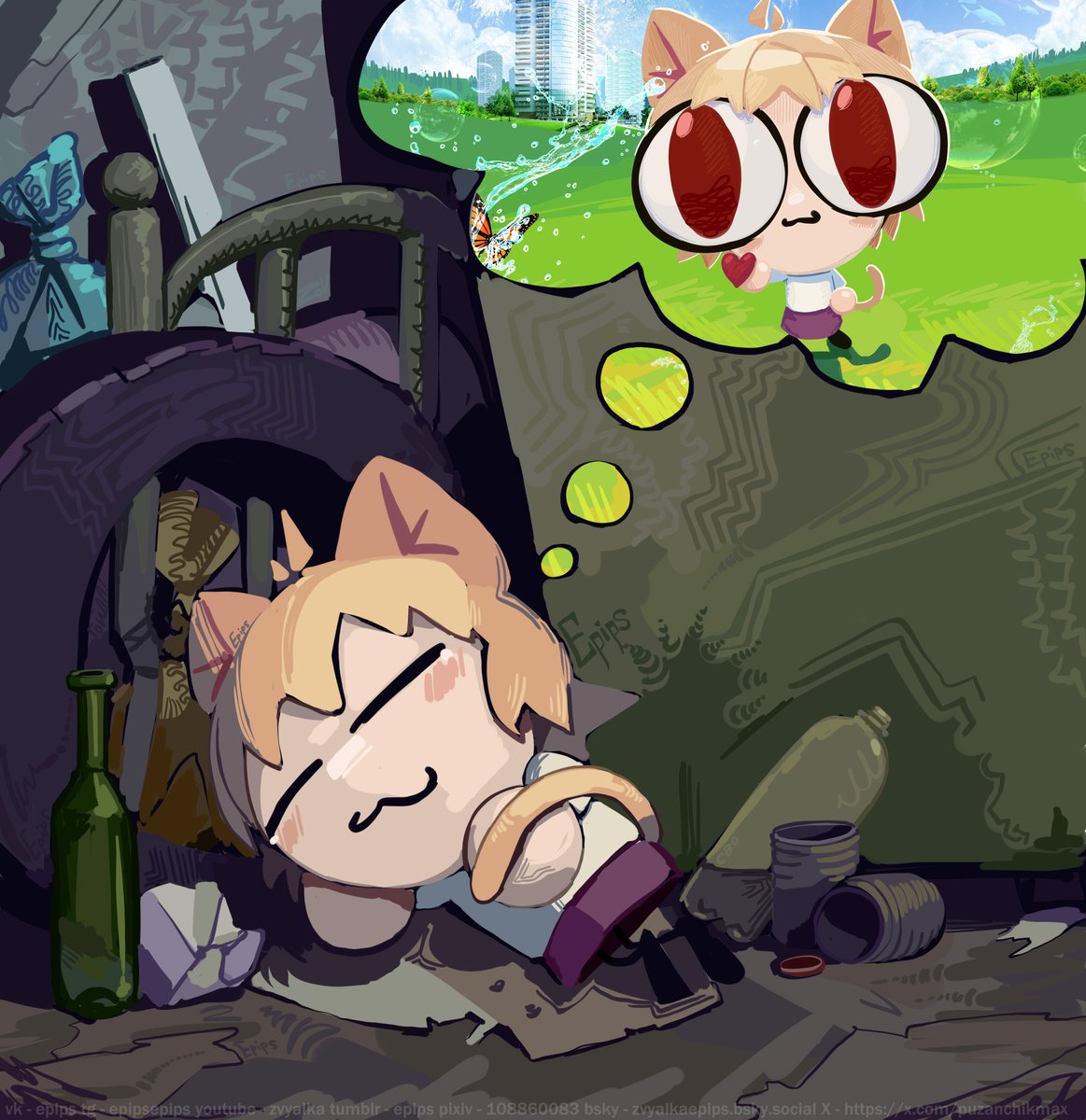 #NecoArc #Epips

Мечтает о мире без хохлов