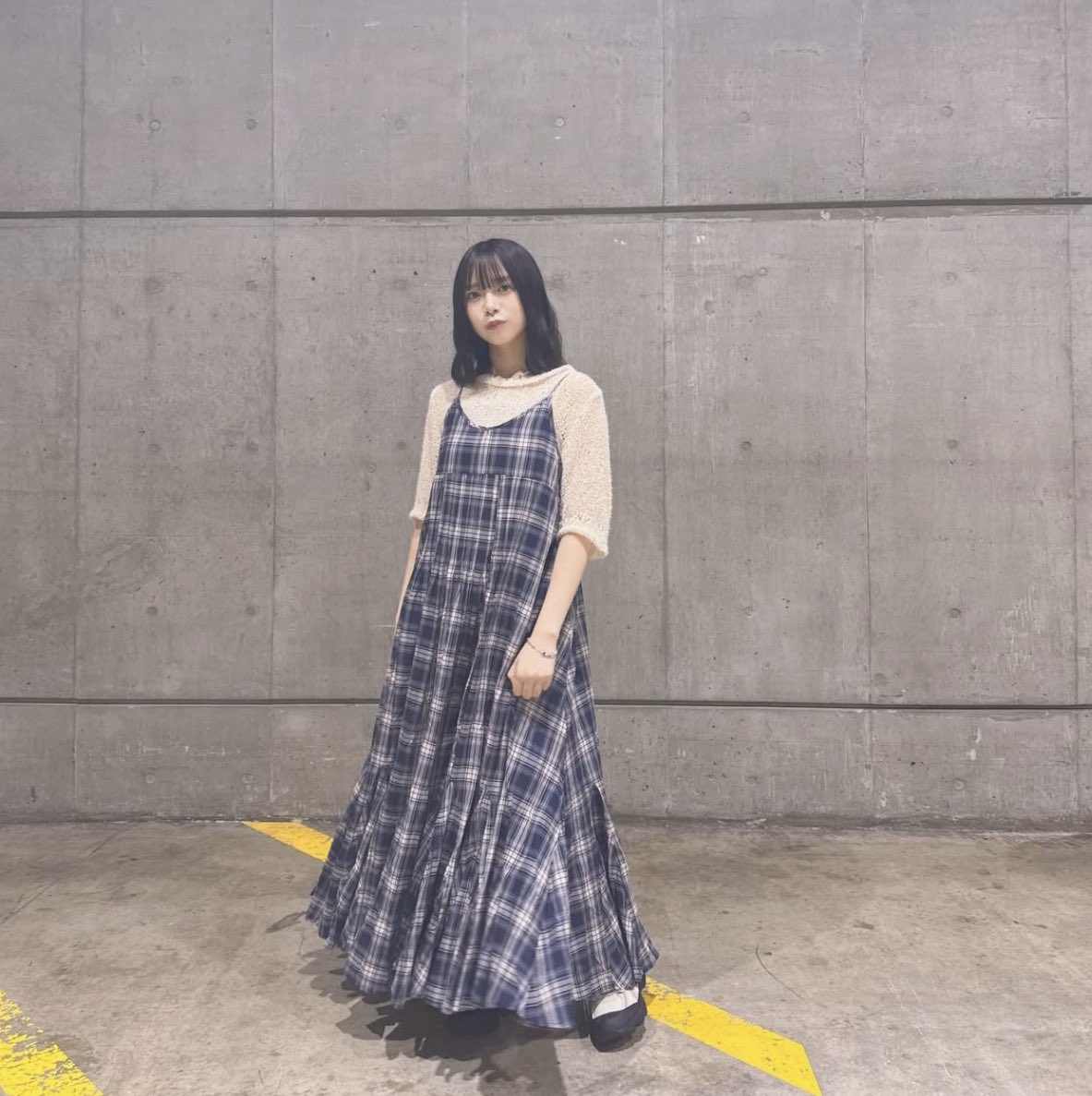 hinari コットンボリュームキャミワンピース hinari コットン