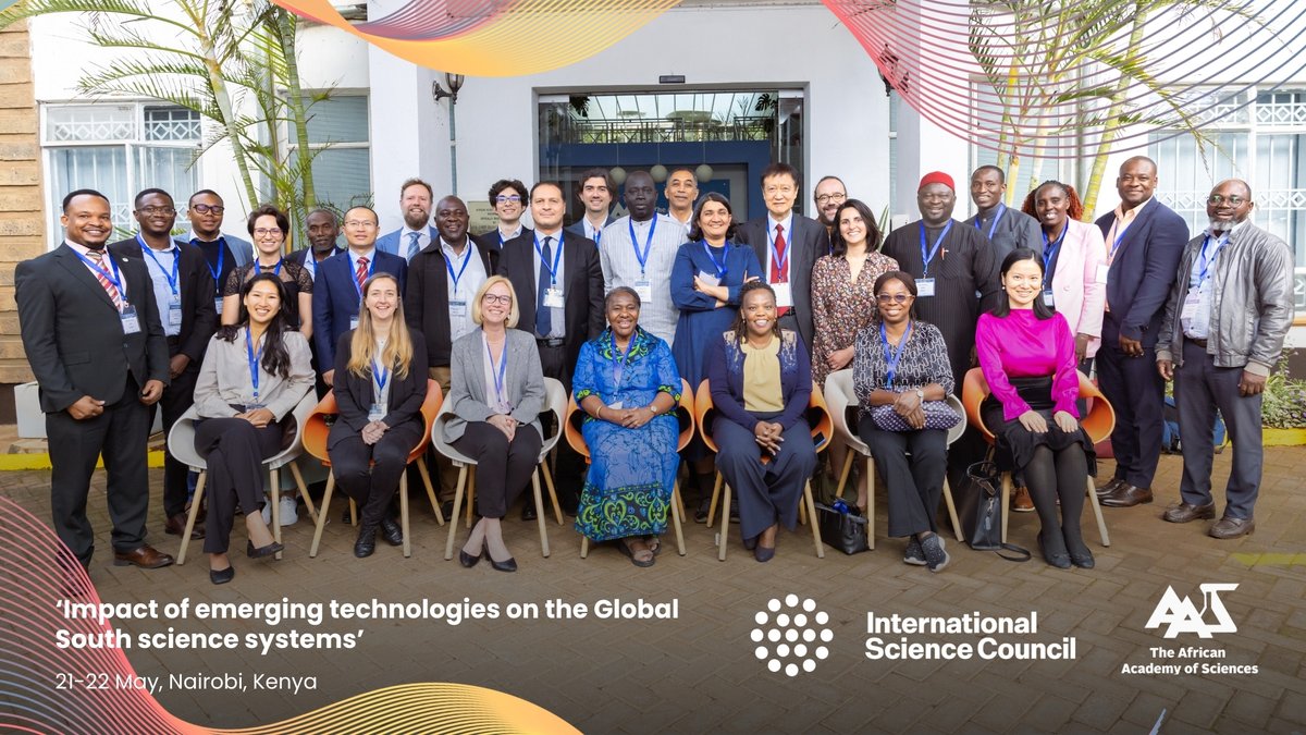 International Science Council (@isc) on Twitter photo How can emerging technologies help build stronger, more resilient science systems in the #GlobalSouth?
At the <a href="/ISC/">International Science Council</a>-<a href="/AASciences/">African Academy of Sciences</a> retreat, experts from across the region explored possible pathways and recommended actions for policy and science.
council.science/news/building-… How can emerging technologies help build stronger, more resilient science systems in the #GlobalSouth?
At the <a href="/ISC/">International Science Council</a>-<a href="/AASciences/">African Academy of Sciences</a> retreat, experts from across the region explored possible pathways and recommended actions for policy and science.
council.science/news/building-…