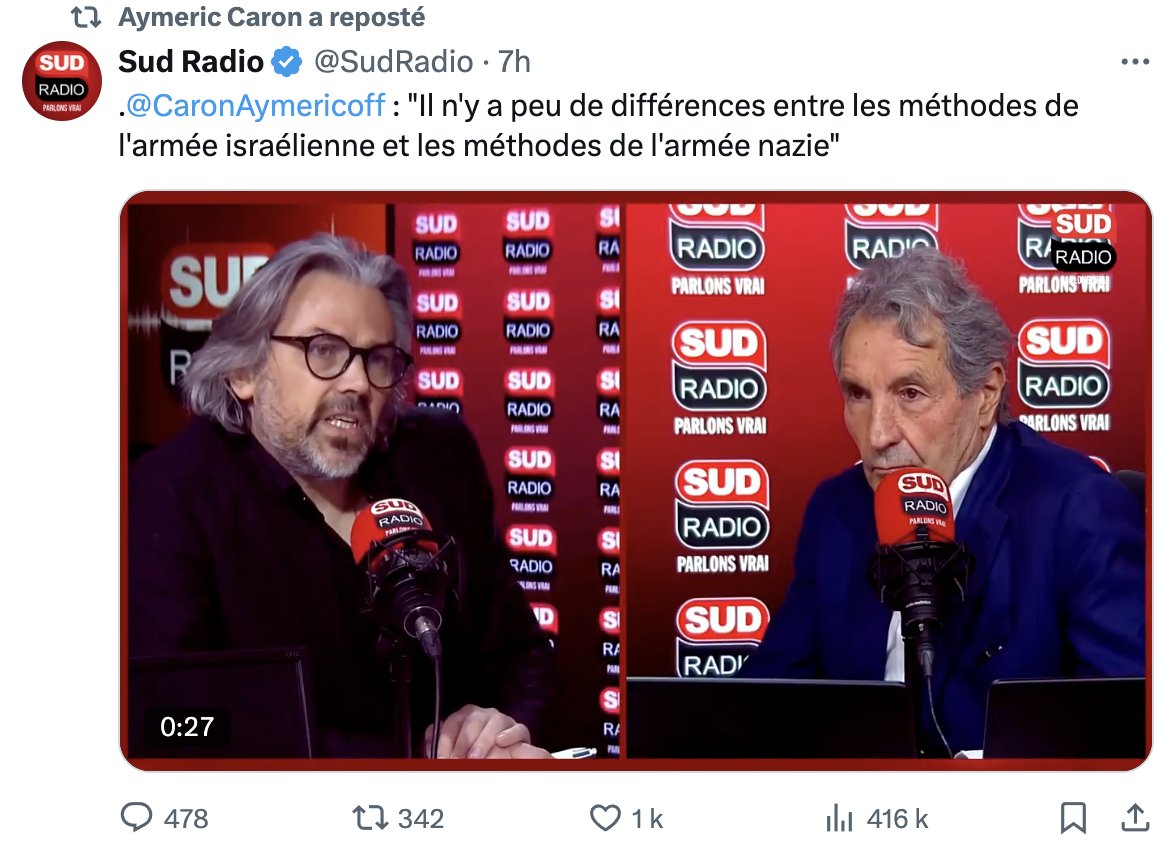 Aymeric Caron est un point de détail de la vie politique.