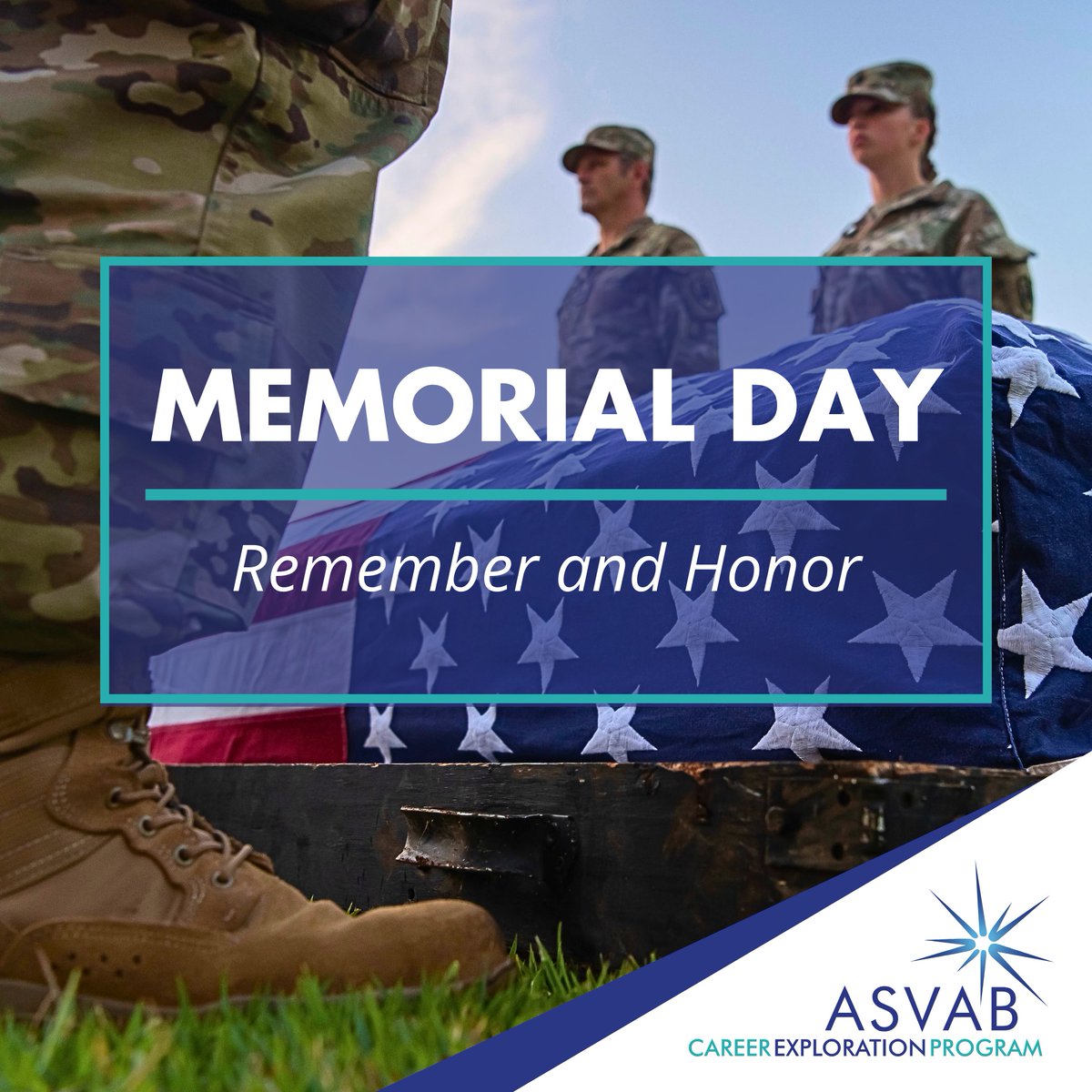 CareersintheMil's tweet image. On #MemorialDay 🇺🇸, #ASVABCEP honors the military personnel who lost their lives while serving our country. 

To honor them, don't forget to take a Moment of Remembrance at 3pm local time. 🕊️

Click here to learn more &amp;gt; &amp;gt; &amp;gt; ow.ly/OpMM50VTmAZ

#InRemembrance #NeverForget
