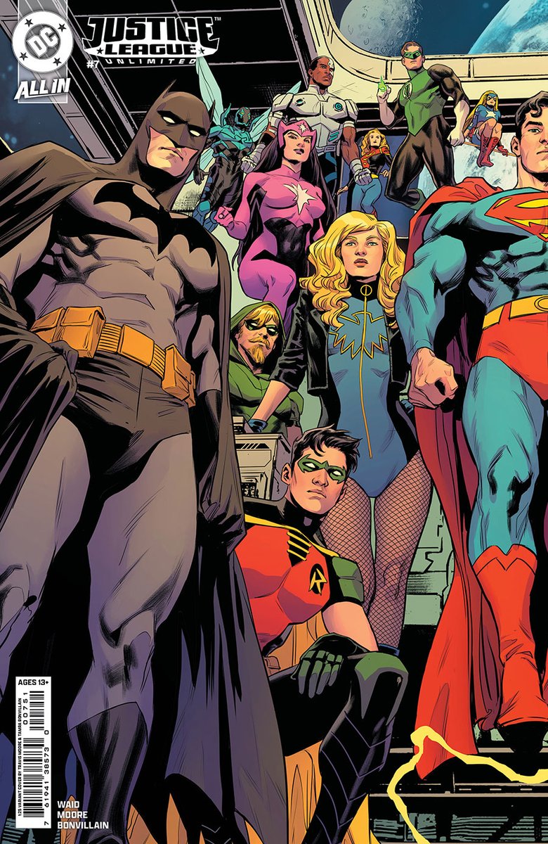 MidtownComics's tweet photo. ✨"WE ARE YESTERDAY" PART FIVE (OF SIX)
Unlimited no more?!
Grab this 😻Travis Moore #Variant #Cover WED!!
✏️@MarkWaid
🎨 #TravisMoore
📚#JusticeLeague Unlimited #7
👉Grab it: https://t.co/vrdtIoLVxJ
#DCcomics #batman #superman #robin #blackcanary #batmancomics #supermancomics https://t.co/x1ZpSUJ43z