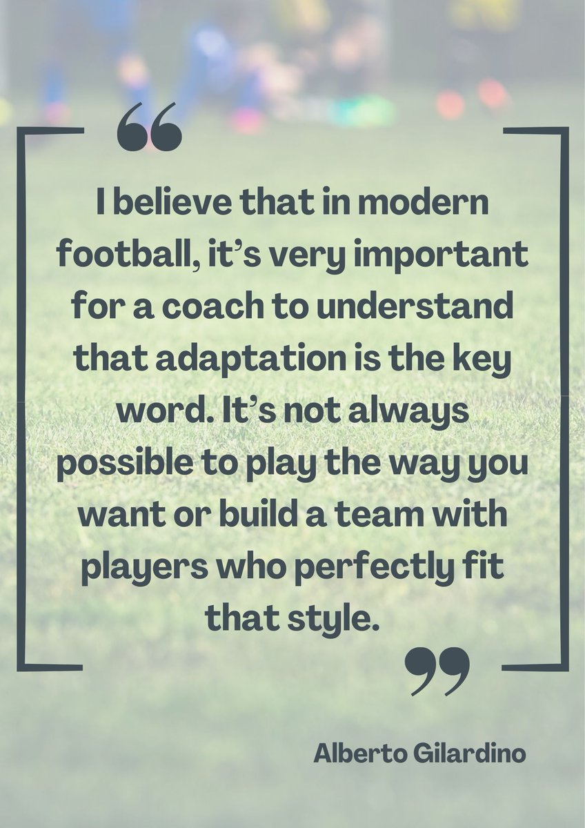 #RBAquotes Former #GenoaCFC head coach Alberto Gilardino, speaking about the importance of adaptation, suggests that it’s possible to achieve results through tactical means - even when the squad lacks top-level quality.