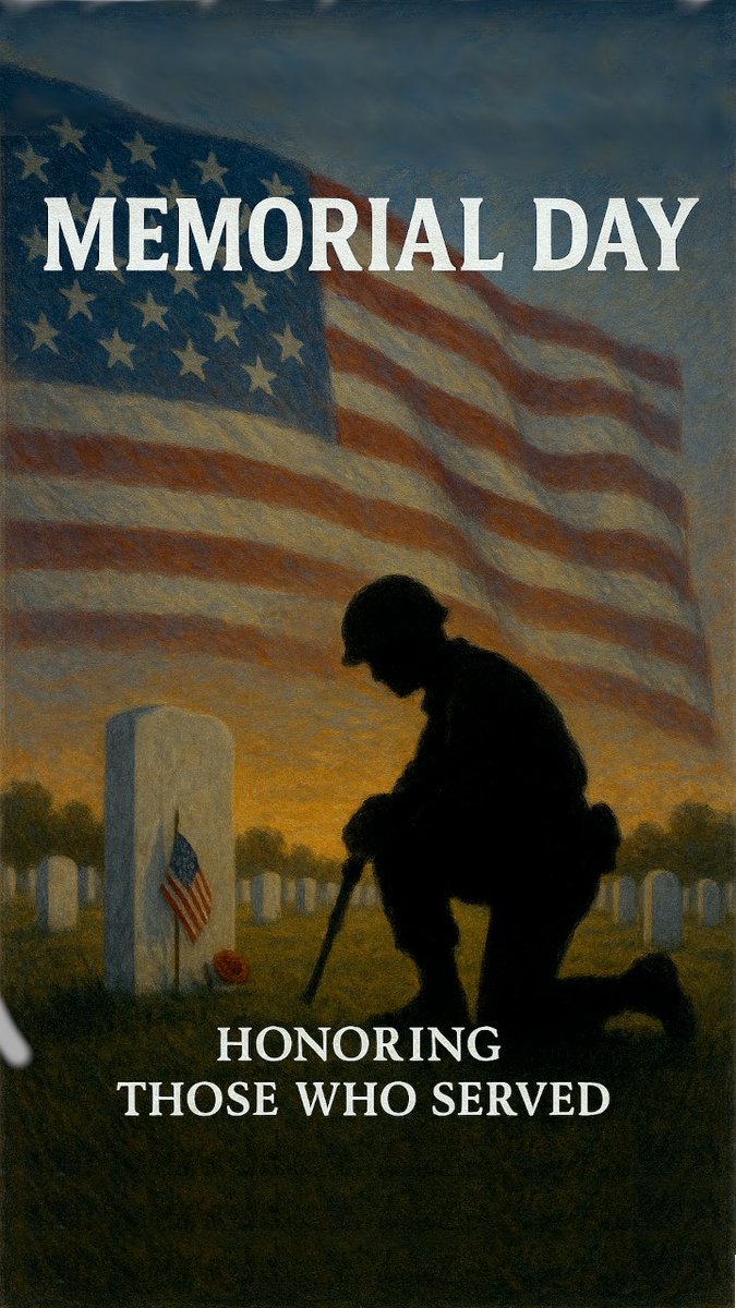 Today, we honor the brave men and women who gave their lives in service to our country. Their sacrifice is the foundation of our freedom—and we remember them with gratitude and respect.