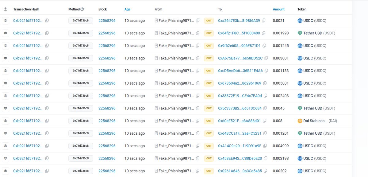 BdarijaCrypto's tweet photo. هاد خونا سايفط جوج مرات للعنوان المفخخ.
سكامرز لي كيديرو تفخيخ لعناوين كل 10 ثواني كيلوحو الصنارة كما كتوضح الصورة.

#CryptoBdarija #CryptoMaroc #CryptoEducation #MoroccanCrypto #Bitcoin #BlockchainAfrica @Giverep @ATTNtoken https://t.co/FZMqdeO8cD