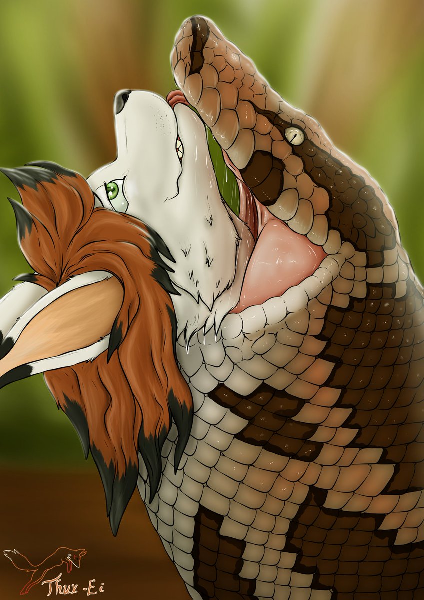 It seems I've started a bit of a trend! Gabriel seems to have followed my lead, and it suits him well, his eyes are so cute! He's having a much harder time containing his pleasure than I'm... which I can understand so much! :D

Com for Gabriel Legacy on FA
furaffinity.net/view/61008180