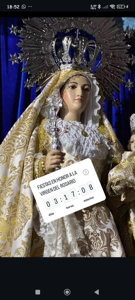 Y como es nuestra tradición, la más bonita de nuestra Banda, comenzamos la cuenta atrás!!Del momento más esperado del año de nuestra banda!!Con ganas de ser la música que acompañará a nuestra Reina!!Nstra. Sra. Del Rosario!!Que comience la cuenta atrás!!Suena La #BMMALDEIRE👸🏻🤍💙