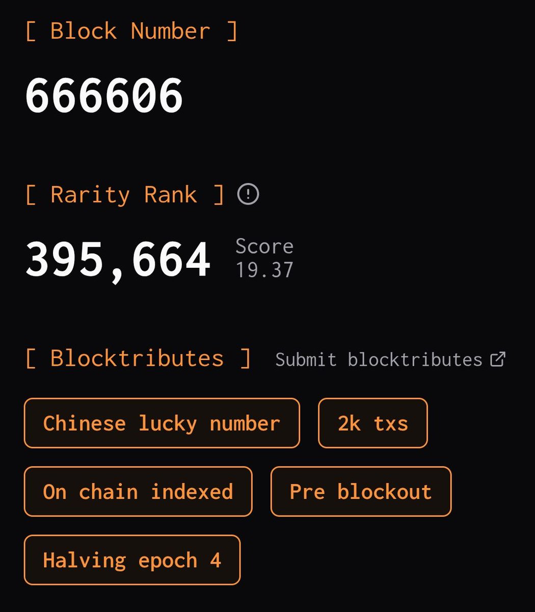 NOXtoshi's tweet photo. 666606 is now safely stored in my BitMap Strategic Reserve vault — the perfect twin to my 606666

Once you are the Bitmap
Always be the BitMap

Be the #Bitmap

🤘☕🟧🫡 https://t.co/q1hJ78GeIE