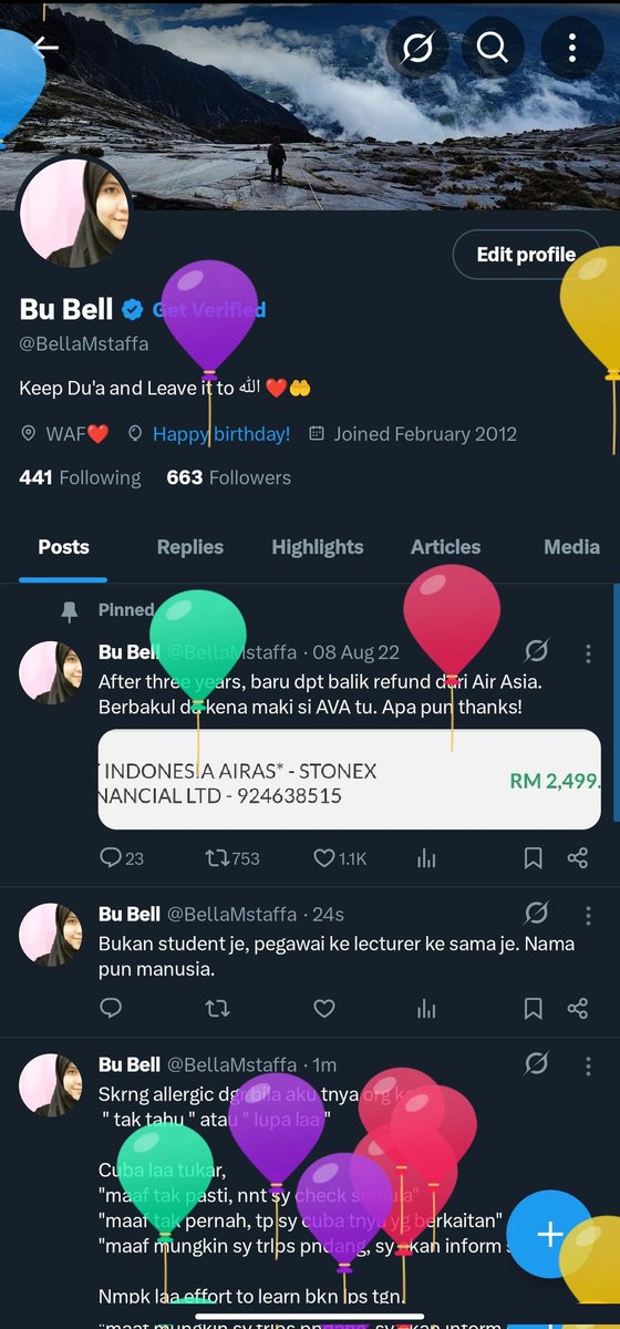 BellaMstaffa's tweet photo. Ada belon. 🥰 https://t.co/hDe3hv1nrd