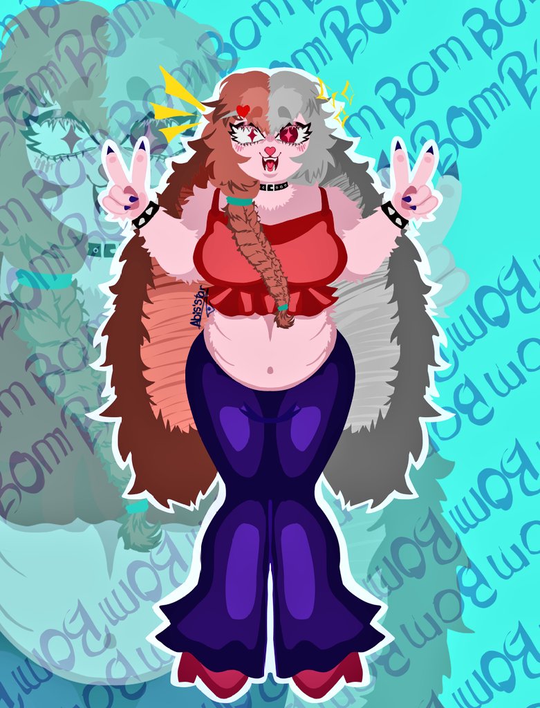 Abi194uvu's tweet photo. Dibujito digital de mi furra rediseñada 🗣️ #ArtistOnTwitter #digitalart #artdigital #ocart #OC #furrygirl #holas https://t.co/0PHowXaqW9